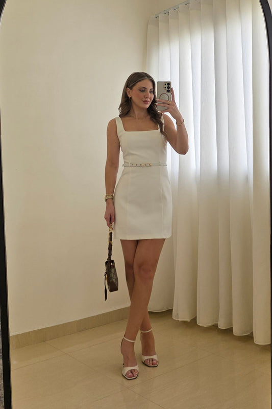 Liana Mini Dress – White