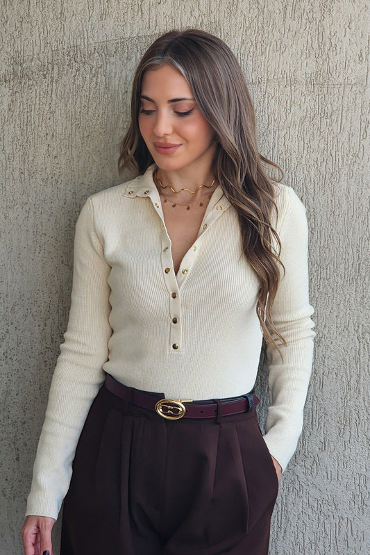 Ivory Chic Top