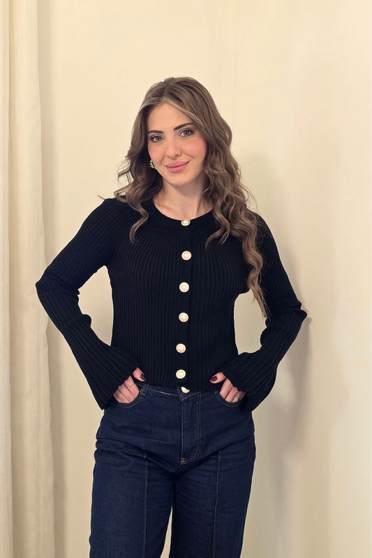 Maya Cardigan - Black