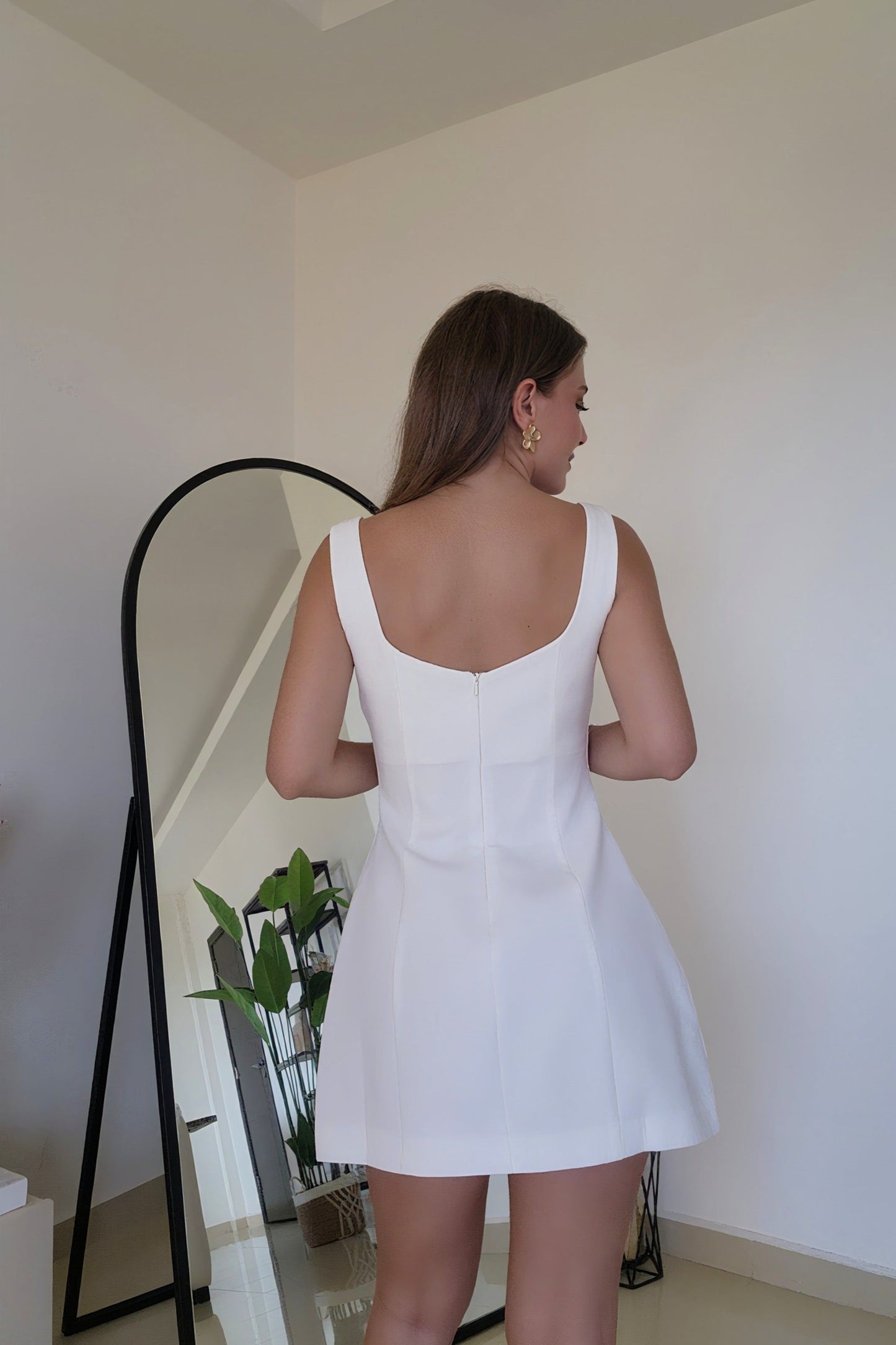 Magnolia Mini White Dress